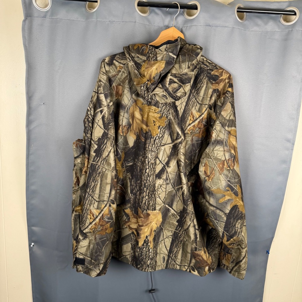 10x Mens Realtree Hardwoods Camo Jacket Hooded Hunting Coat XL X32080HW - Picture 2 of 8